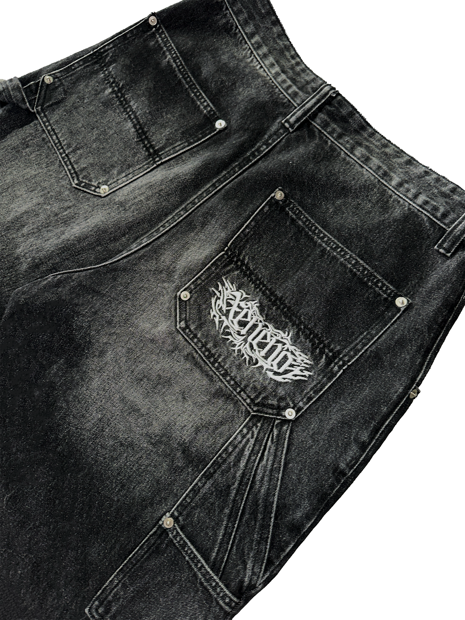 Carbon Faded Black Jeans