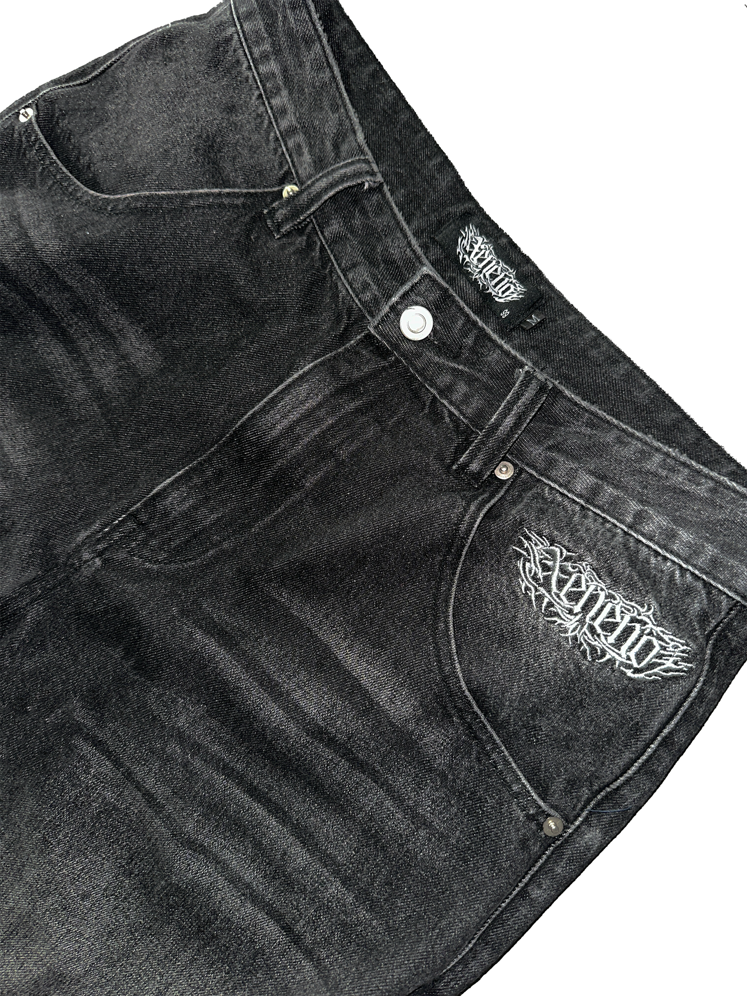 Carbon Faded Black Jeans